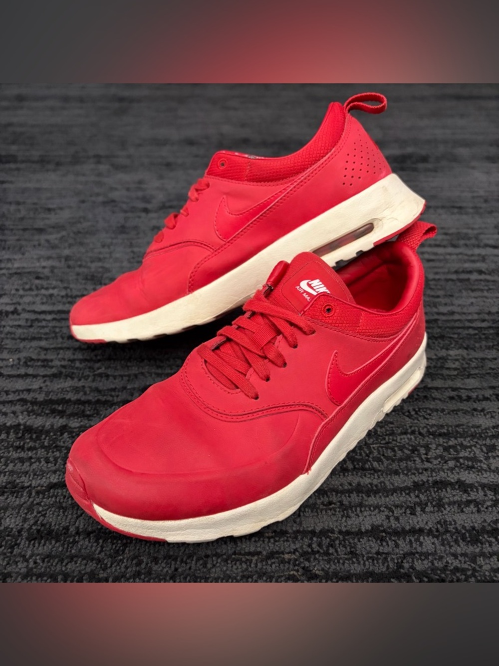 Nike Air Max Thea University Red Low Top Sneaker